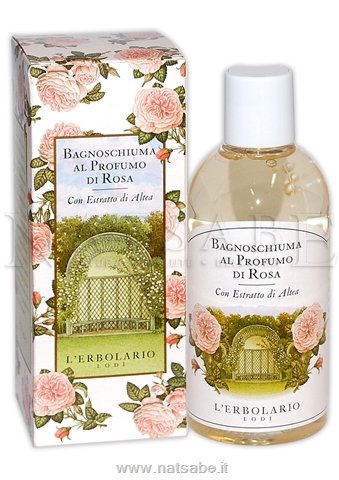Erbolario - Rosa - Bagnoschiuma - 250ml | Bagnoschiuma e shampodoccia |  Erboristeria Natsabe: vendita online | erbe officinali, tisane, integratori