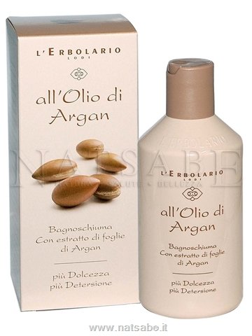 Erbolario - Linea all'Olio di Argan - Bagnoschiuma - 250ml | Bagnoschiuma e shampodoccia |  Erboristeria Natsabe: vendita online | erbe officinali, tisane, integratori