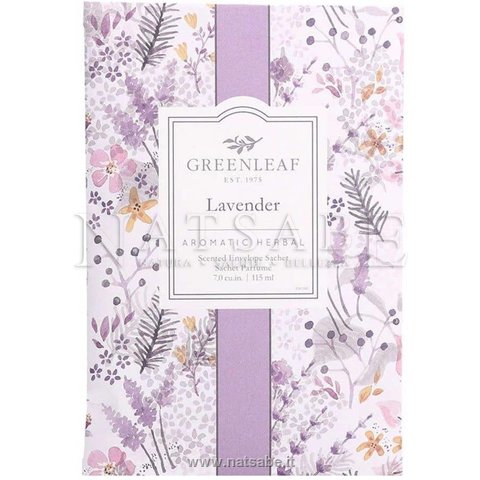 Greenleaf Inc. - Lavanda - Sacchetto Profumato per Armadi | Sacchetti per armadi e profumabiancheria |  Erboristeria Natsabe: vendita online | erbe officinali, tisane, integratori