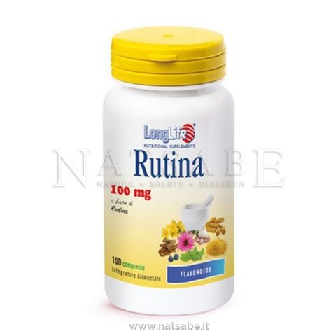 Long life - Phoenix - Rutina 100mg - 100 compresse da 0,400g | Circolazione e ritenzione idrica |  Erboristeria Natsabe: vendita online | erbe officinali, tisane, integratori