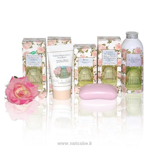 Erbolario - Rosa - Confezione Regalo, Confezioni Regalo Erbolario, Erboristeria Natsabe: vendita online