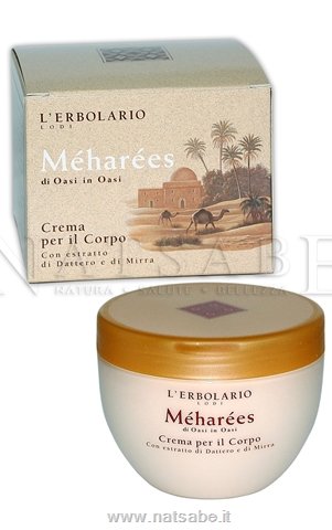 Erbolario - Meharees - Crema Profumata per il Corpo - 300ml | Creme corpo |  Erboristeria Natsabe: vendita online | erbe officinali, tisane, integratori