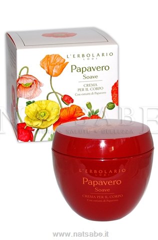 Erbolario - Papavero Soave - Body Cream - 200ml | Body Lotion | Erboristeria Natsabe: online selling