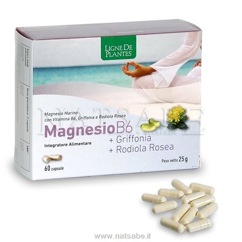 Natura Service - Marine Magnesium with vit. B6, Griffonia and Rhodiola - 60 capsules 0,417 g each | Mood | Erboristeria Natsabe: online selling
