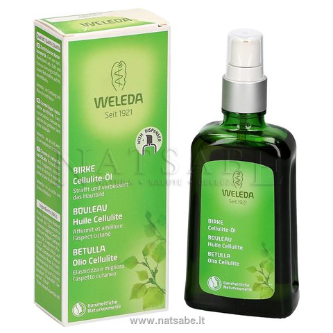 Weleda - Cellulite - Olio Cellulite alla Betulla - 100ml | Creme e gel per la Cellulite |  Erboristeria Natsabe: vendita online | erbe officinali, tisane, integratori