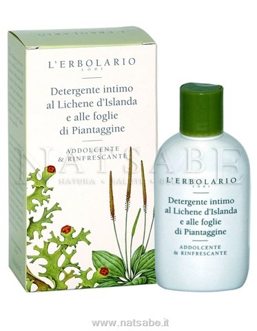 Erbolario - Detergente Intimo al Lichene d'Islanda e alle foglie di Piantaggine - 150ml | Detergenti intimi |  Erboristeria Natsabe: vendita online | erbe officinali, tisane, integratori