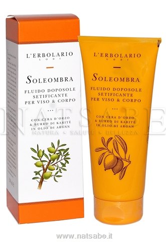 Erbolario - Solari - Doposole Fluido Soleombra per Viso e Corpo - 200ml | Doposole |  Erboristeria Natsabe: vendita online | erbe officinali, tisane, integratori
