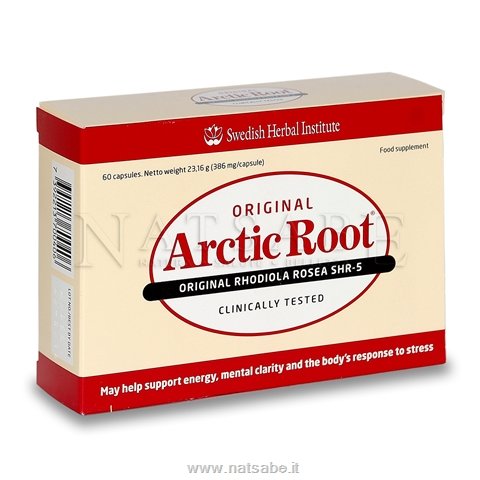 Ortmedicinska Institutet Svezia - Rosenrot Arctic Root - Rodiola Rosea forte - 60 tavolette | Energetici e tonici |  Erboristeria Natsabe: vendita online | erbe officinali, tisane, integratori