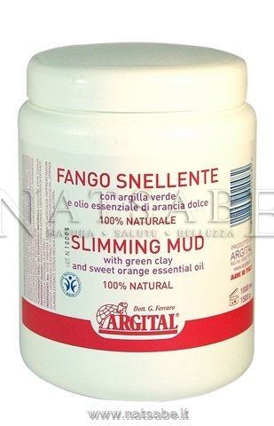 Argital - Fango Snellente all'argilla verde - 1500g | Fanghi per la Cellulite |  Erboristeria Natsabe: vendita online | erbe officinali, tisane, integratori