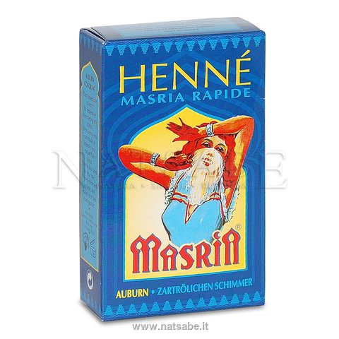 Hennedrog France - Hennè Masria - hennè rapido CASTANO DORATO Auburn - 90 g | Hennè per capelli |  Erboristeria Natsabe: vendita online | erbe officinali, tisane, integratori