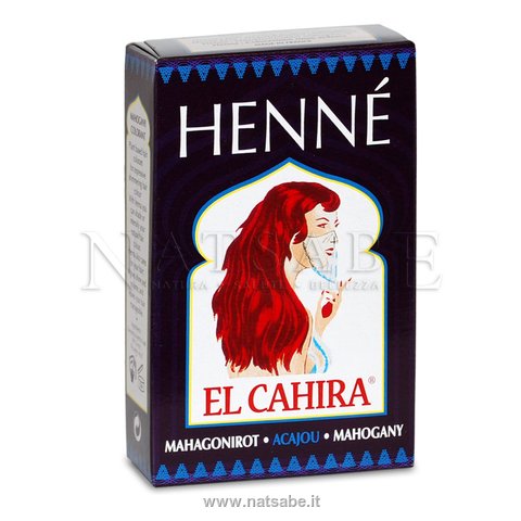 Hennedrog France - Hennè El Cahira - hennè rapido mogano - 90 g | Hennè per capelli |  Erboristeria Natsabe: vendita online | erbe officinali, tisane, integratori