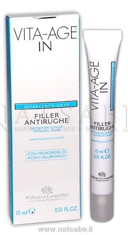 Bottega di Lungavita - Filler Antirughe Viso con sferule di acido ialuronico - 15ml | Trattamenti intensivi |  Erboristeria Natsabe: vendita online | erbe officinali, tisane, integratori