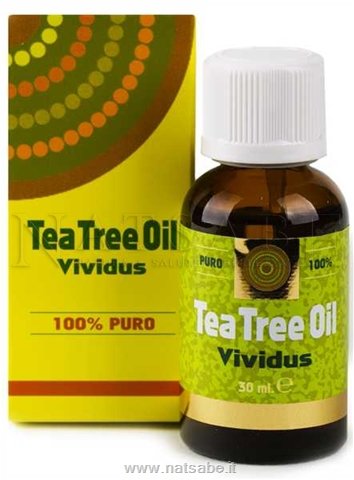Vividus - Tea Tree Oil - Olio essenziale (Melaleuca alternifolia) - 30ml | Oli essenziali puri |  Erboristeria Natsabe: vendita online | erbe officinali, tisane, integratori