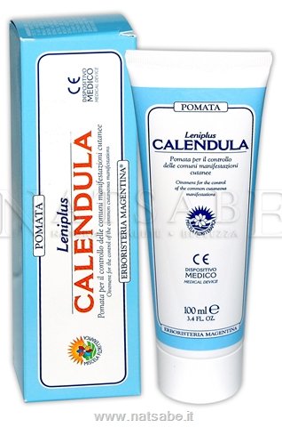 Erboristeria Magentina - Pomata Calendula Leniplus - 100ml | Pomate specifiche |  Erboristeria Natsabe: vendita online | erbe officinali, tisane, integratori