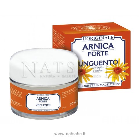 Erboristeria Magentina - Arnica Forte - Unguento - 50ml | Pomate specifiche |  Erboristeria Natsabe: vendita online | erbe officinali, tisane, integratori