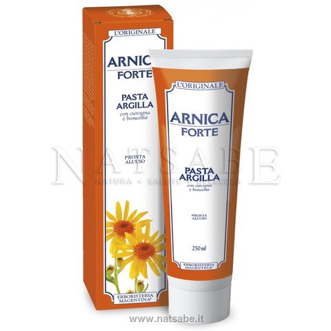 Erboristeria Magentina - Arnica Forte - Pasta Argilla - 250ml | Pomate specifiche |  Erboristeria Natsabe: vendita online | erbe officinali, tisane, integratori