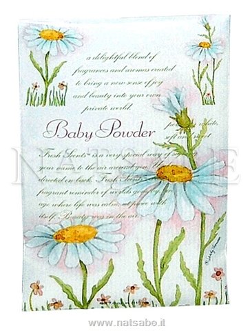 Greenleaf Inc. - Baby Powder - Sacchetto Profumato per Armadi | Sacchetti per armadi e profumabiancheria |  Erboristeria Natsabe: vendita online | erbe officinali, tisane, integratori