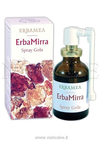 Erbamea - ErbaMirra - Spray Gola - 30 ml | Rimedi naturali |  Erboristeria Natsabe: vendita online | erbe officinali, tisane, integratori