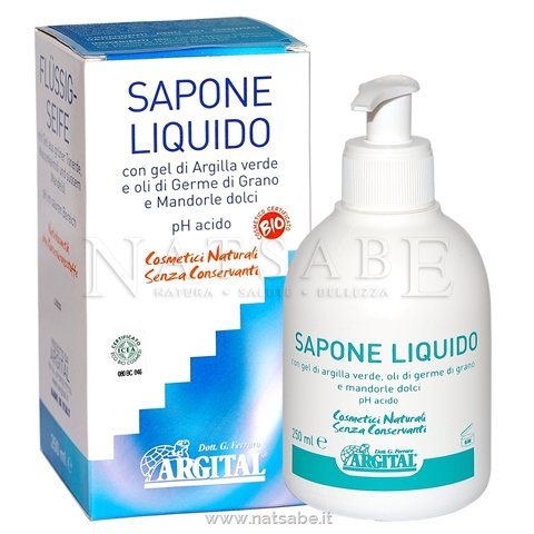 Argital - Sapone Liquido Vegetale - 250ml | Sapone liquido |  Erboristeria Natsabe: vendita online | erbe officinali, tisane, integratori