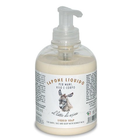 La Dispensa - Linea al Latte di Asina . Sapone Liquido per mani, viso e corpo - 300 ml | Sapone liquido |  Erboristeria Natsabe: vendita online | erbe officinali, tisane, integratori