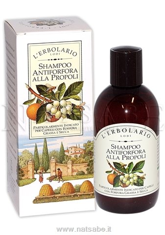 Erbolario - Shampoo Antiforfora alla Propoli - 200ml | Shampoo e Shampoodoccia |  Erboristeria Natsabe: vendita online | erbe officinali, tisane, integratori