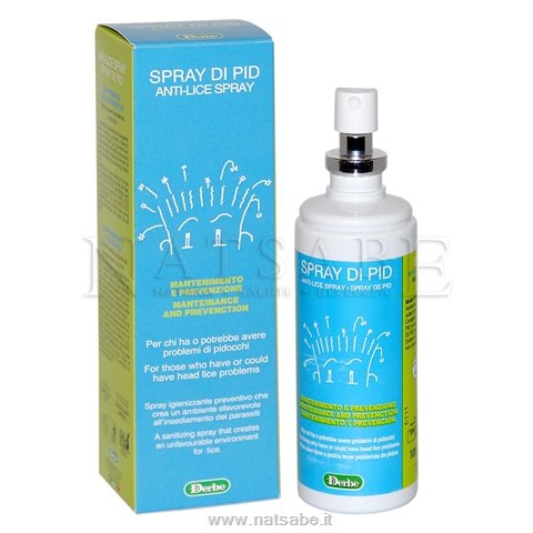 Derbe - Pidocchi Spray di Pid - Mantenimento e Prevenzione - 100ml | Shampoo e Shampoodoccia |  Erboristeria Natsabe: vendita online | erbe officinali, tisane, integratori