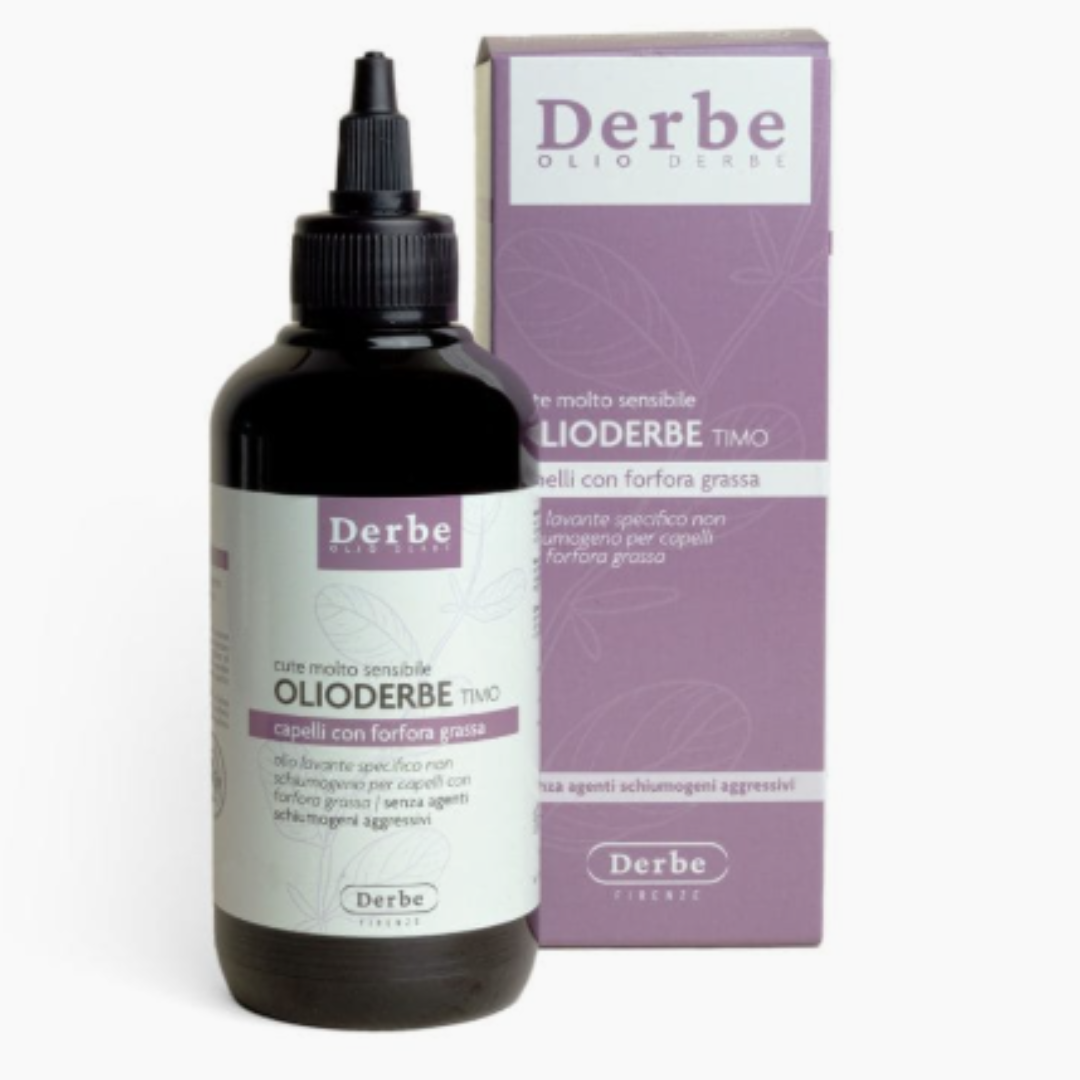 OlioDerbe al Timo per capelli con forfora grassa -  200ml