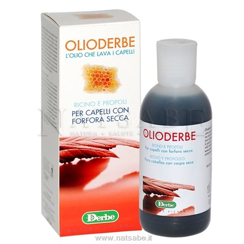 Derbe - Olioderbe alla Propoli per capelli con forfora secca - 200ml | Shampoo e Shampoodoccia |  Erboristeria Natsabe: vendita online | erbe officinali, tisane, integratori