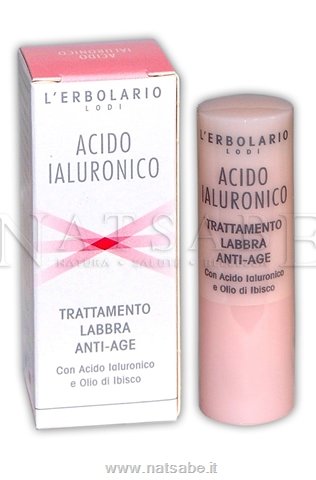 Erbolario - Acido Ialuronico Tripla Azione - Stick Labbra Antiage - 4,5ml | Stick labbra |  Erboristeria Natsabe: vendita online | erbe officinali, tisane, integratori