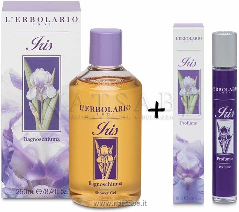 Erbolario - Iris - Confezione Regalo Duo (Bagno + Profumo) | Confezioni Regalo Erbolario |  Erboristeria Natsabe: vendita online | erbe officinali, tisane, integratori