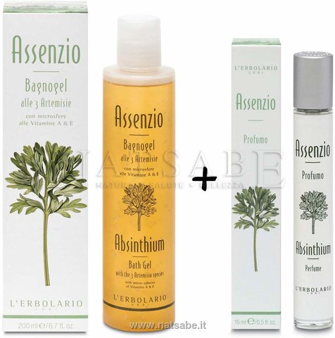 Erbolario - Assenzio - Confezione Regalo Duo (Bagno + Profumo) | Confezioni Regalo Erbolario |  Erboristeria Natsabe: vendita online | erbe officinali, tisane, integratori