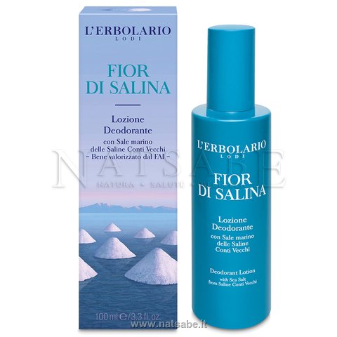 Erbolario - Fior di Salina - Lozione Deodorante - 100 ml | Deodoranti donna uomo |  Erboristeria Natsabe: vendita online | erbe officinali, tisane, integratori