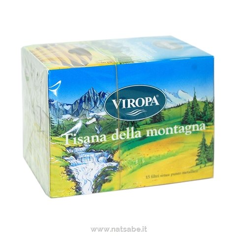 Viropa - Infuso Bergkrauter - Tisana della Montagna - 15 filtri, Tisane  filtro