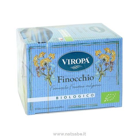 Viropa - Infuso di  Finocchio da agricoltura biologica - 15 filtri | Tisane filtro |  Erboristeria Natsabe: vendita online | erbe officinali, tisane, integratori