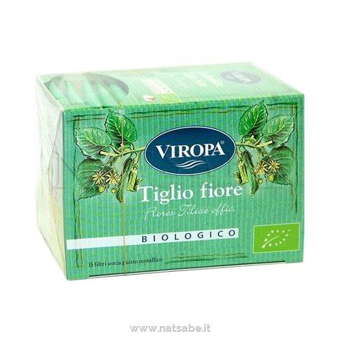 Viropa - Infuso di Tiglio da agricoltura biologica - 15 filtri