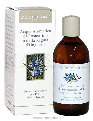 Erbolario - Tonico Viso Acqua Aromatica della Regina d'Ungheria - 200ml | Tonici viso |  Erboristeria Natsabe: vendita online | erbe officinali, tisane, integratori