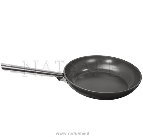 GHA Europe srl - Padella diametro 28 x 5 cm con manico | Padelle |  Erboristeria Natsabe: vendita online | erbe officinali, tisane, integratori