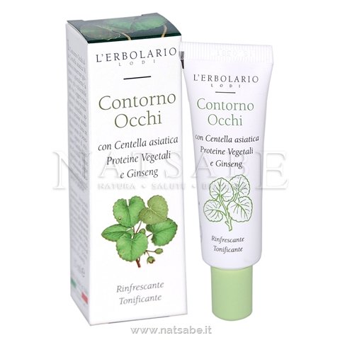 Erbolario - Crema Contorno Occhi con Centella asiatica - 15ml | Contorno occhi |  Erboristeria Natsabe: vendita online | erbe officinali, tisane, integratori