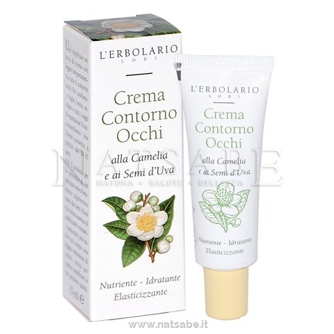 Erbolario - Crema Contorno Occhi alla Camelia e ai Semi d'Uva - 15ml | Contorno occhi |  Erboristeria Natsabe: vendita online | erbe officinali, tisane, integratori