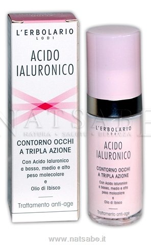 Erbolario - Acido Ialuronico Tripla Azione - Contorno Occhi - 30ml | Contorno occhi |  Erboristeria Natsabe: vendita online | erbe officinali, tisane, integratori