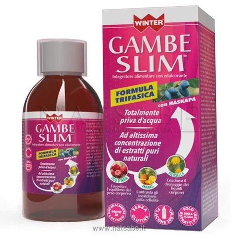 Winter - Gambe Slim formula trifasica - 300 ml | Circolazione e ritenzione idrica |  Erboristeria Natsabe: vendita online | erbe officinali, tisane, integratori