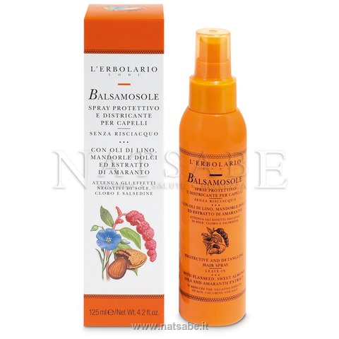 Erbolario - Solari - Balsamosole Spray Capelli - 125 ml | Capelli |  Erboristeria Natsabe: vendita online | erbe officinali, tisane, integratori