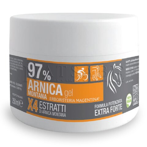 Erboristeria Magentina - Arnica Gel EXTRA FORTE 97% - 250 ml | Pomate specifiche |  Erboristeria Natsabe: vendita online | erbe officinali, tisane, integratori