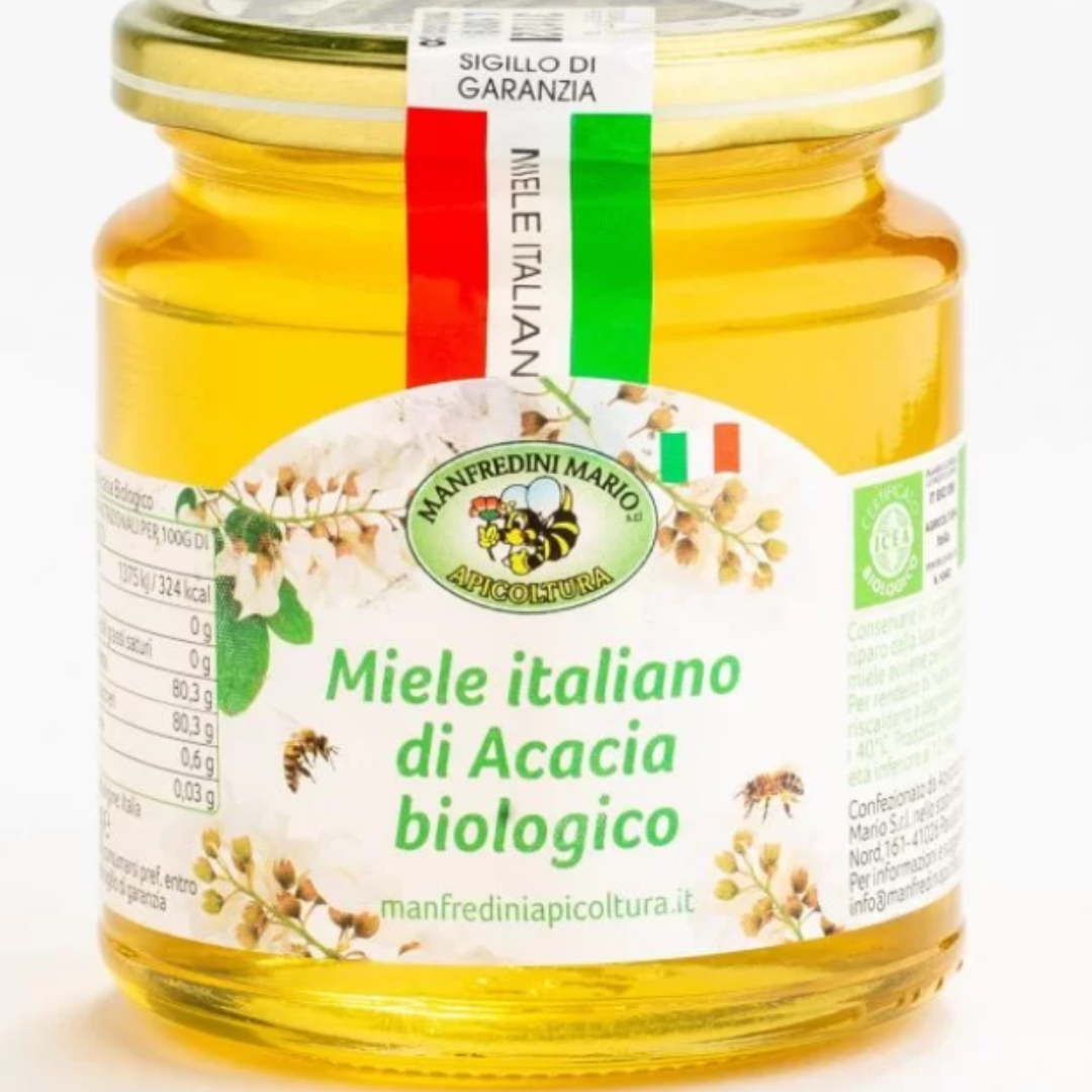 Miele Italiano di Acacia da agricoltura biologica - 400g