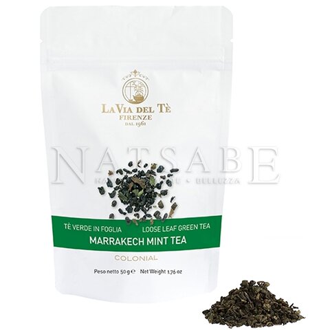 Snak - La Via del Tè - Tè verde Marrakech Mint Tea - 50 g | Confezioni Regalo |  Erboristeria Natsabe: vendita online | erbe officinali, tisane, integratori