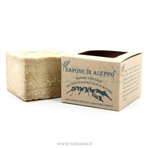 Carone snc - Sapone di Aleppo - Sapone di Aleppo al 16% di olio di alloro - 200 g | Sapone di Aleppo |  Erboristeria Natsabe: vendita online | erbe officinali, tisane, integratori