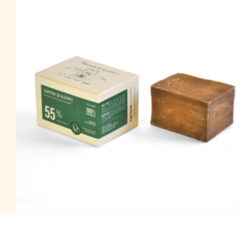 Sapone di Aleppo al 55% di olio di alloro - 180 g