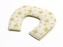 Cuscino a collare con Noccioli di Ciliegia Farfalle