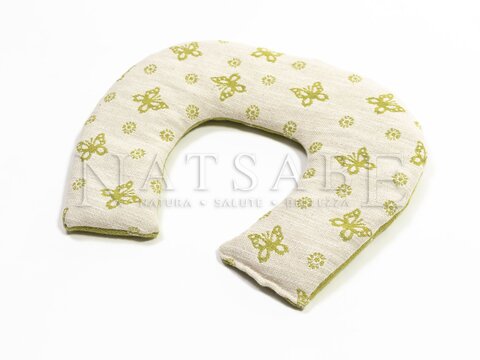 Ulbrich - Tessitura Artistica - Cuscino a collare con Noccioli di Ciliegia Farfalle | Rimedi naturali |  Erboristeria Natsabe: vendita online | erbe officinali, tisane, integratori