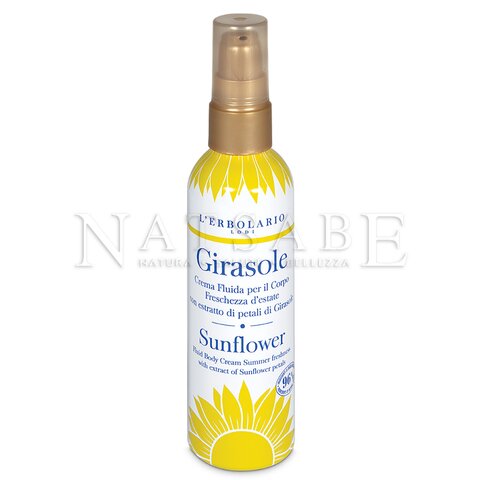 Erbolario - Girasole - Crema fluida per il Corpo - 100 ml | Creme corpo |  Erboristeria Natsabe: vendita online | erbe officinali, tisane, integratori
